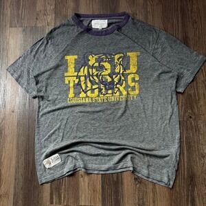 LSU Tigers Section 119 Heather Gray T-Shirt Louisiana State‎ University